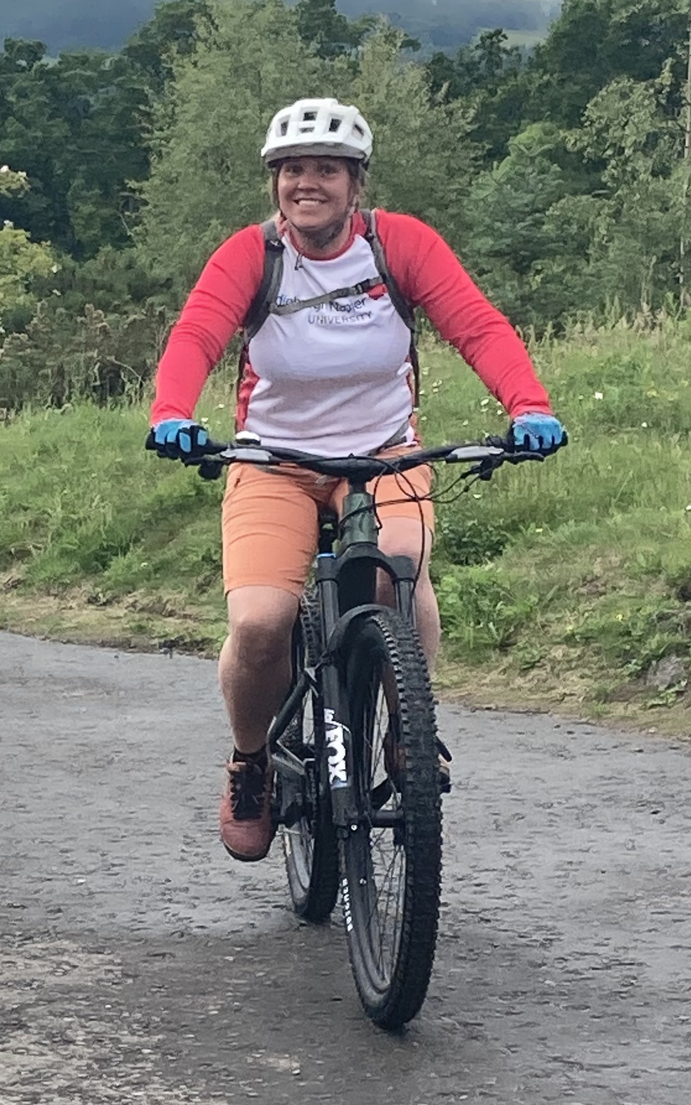Associate Professor Hollie Fountain, Edinburgh Napier University mountain biking