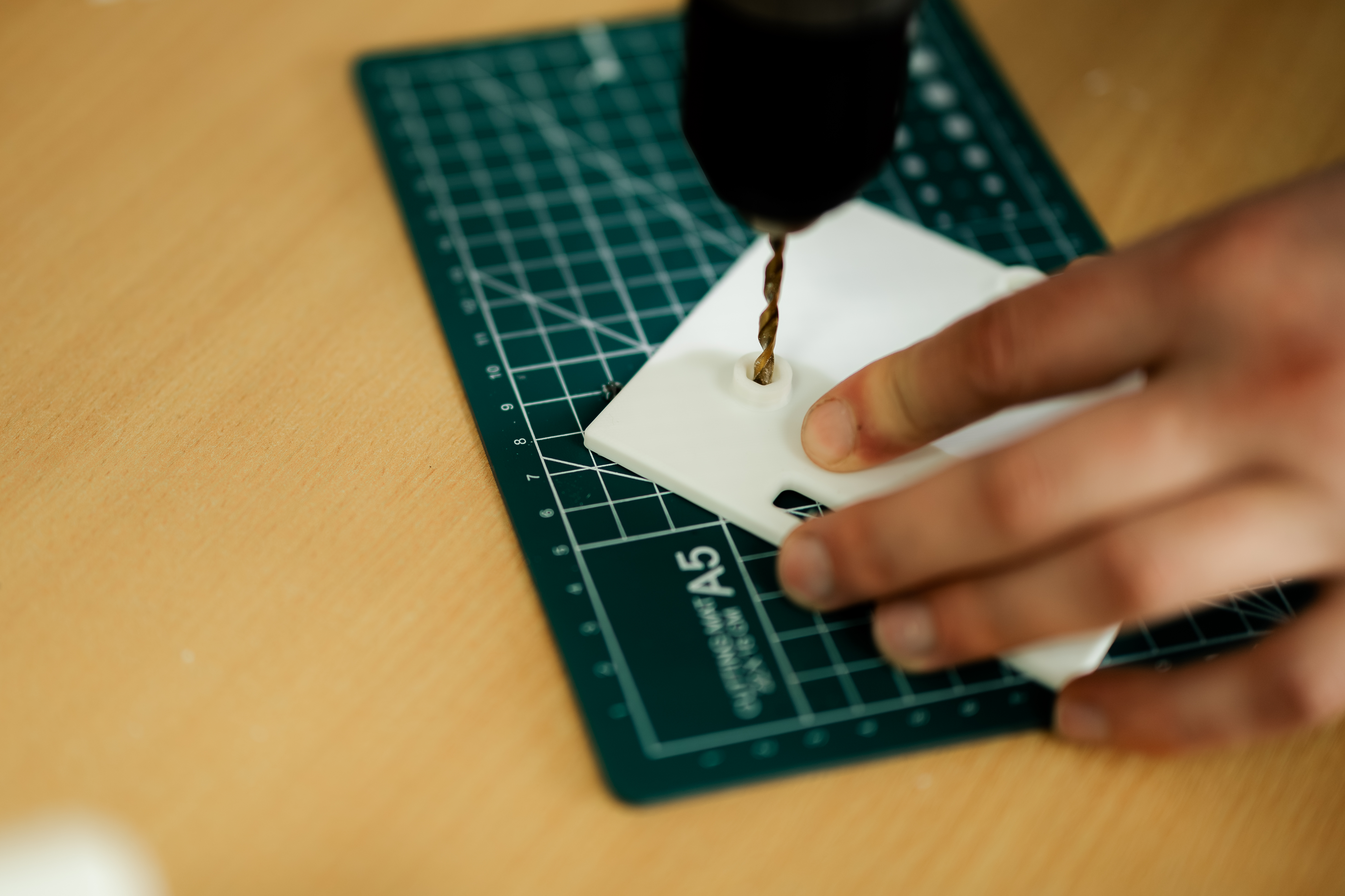 Drilling two items together