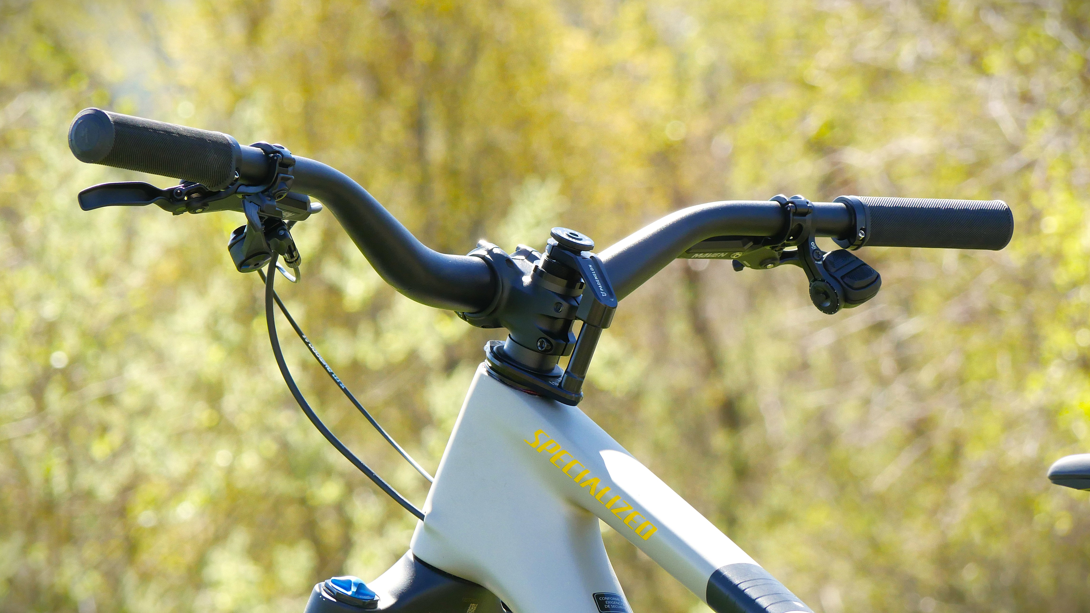 Handle bar on a bike