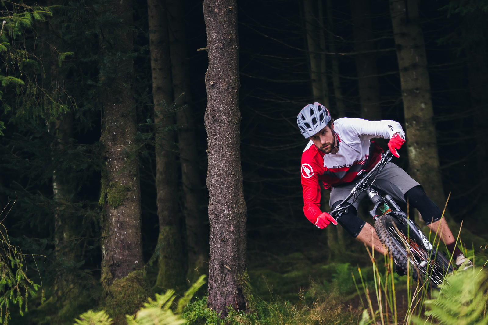 Ed Shoote on a mountain bike